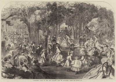 Bal des enfants au Pré Catalan, Bois de Boulogne, Paris - Jules Pelcoq